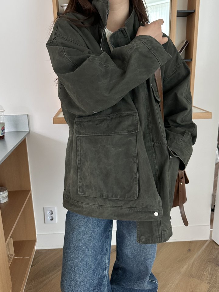 There By - Korean Women Fashion - #womensfashion - Modern Washing Field Jacket - 10