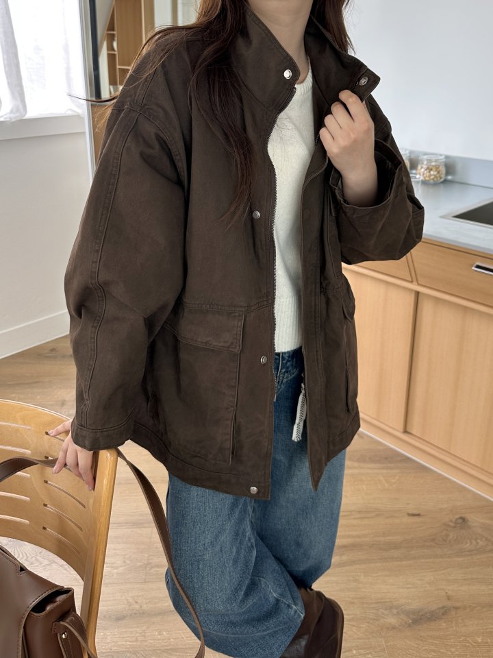 There By - Korean Women Fashion - #womensfashion - Modern Washing Field Jacket - 11