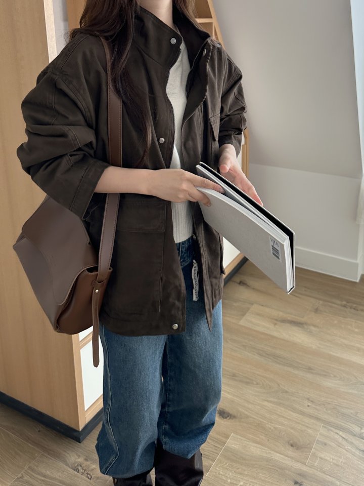 There By - Korean Women Fashion - #womensfashion - Modern Washing Field Jacket - 7
