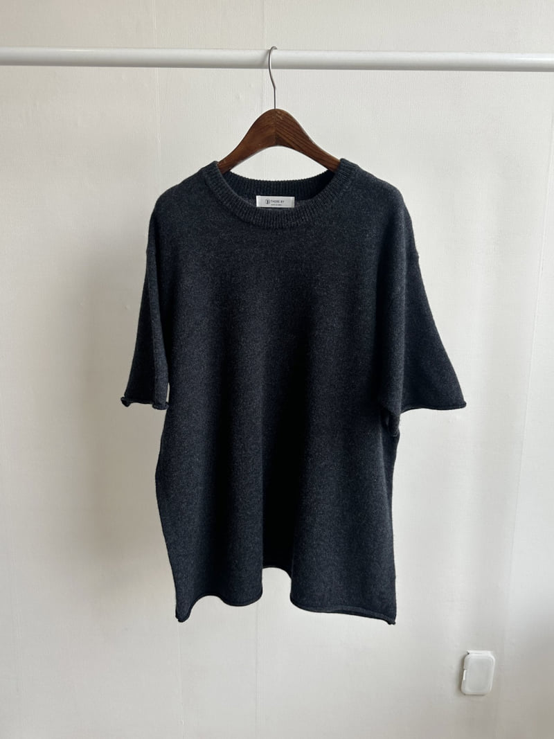 There By - Korean Women Fashion - #womensfashion - Moss Wool Short Sleeve Knit - 6
