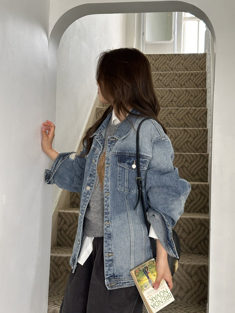 There By - Korean Women Fashion - #womensfashion - Mount Denim Jacket - 5