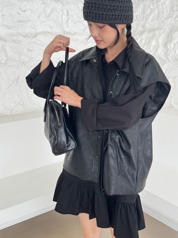 Theres - Korean Women Fashion - #momslook - Roni Vest - 2