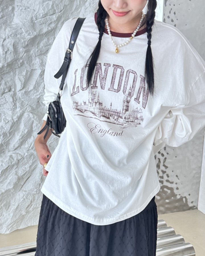 Theres - Korean Women Fashion - #shopsmall - London Tee - 6