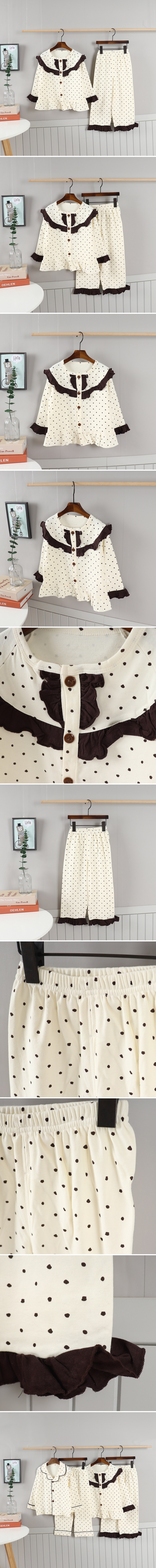 Tony - Korean Children Fashion - #childofig - Dot Girl Pajamas