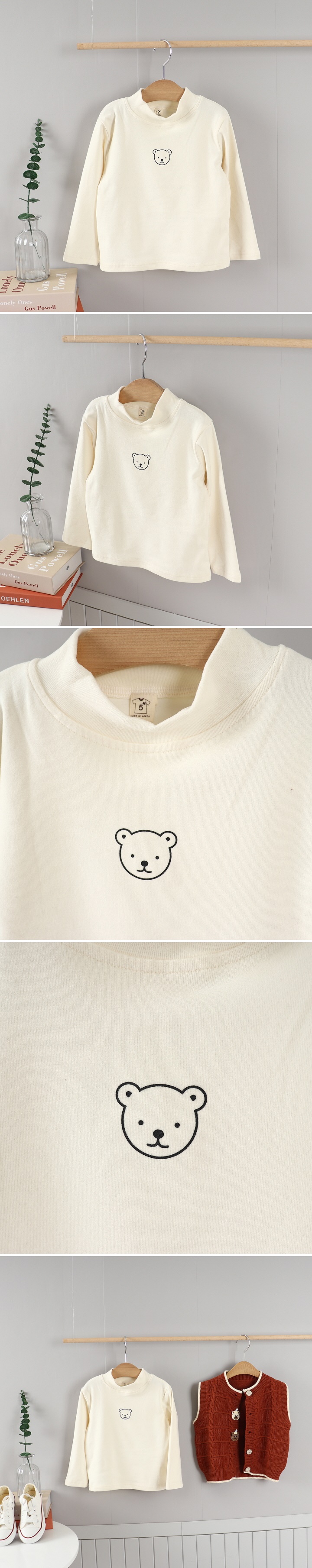 Tony - Korean Children Fashion - #designkidswear - Turtleneck Top No.2