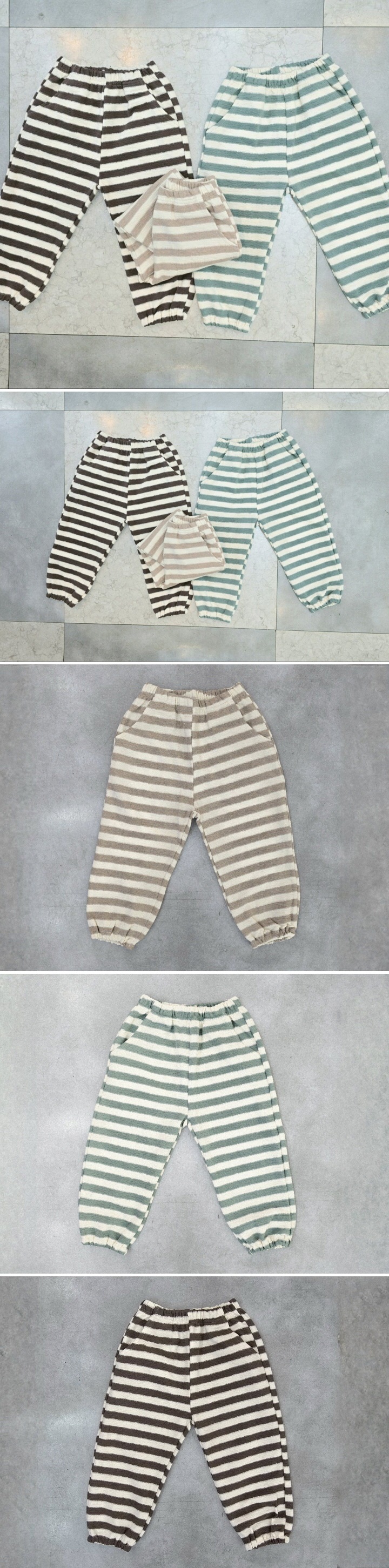 Tony - Korean Children Fashion - #discoveringself - Stripe Jogger Pants