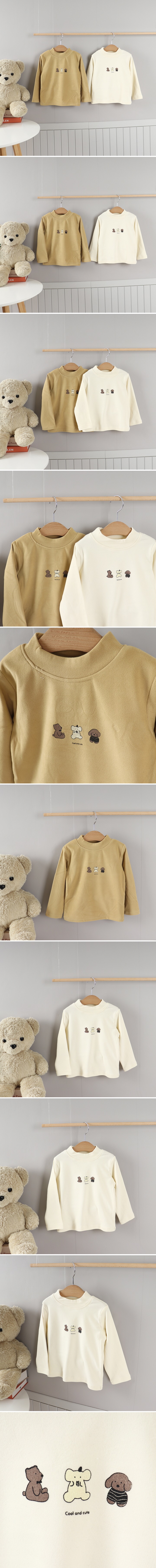 Tony - Korean Children Fashion - #discoveringself - Turtleneck Top No.1