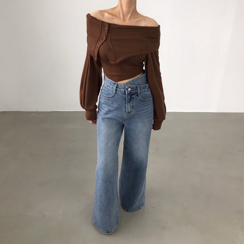 Twomoon - Korean Women Fashion - #momslook - Ashley Wings Top - 2