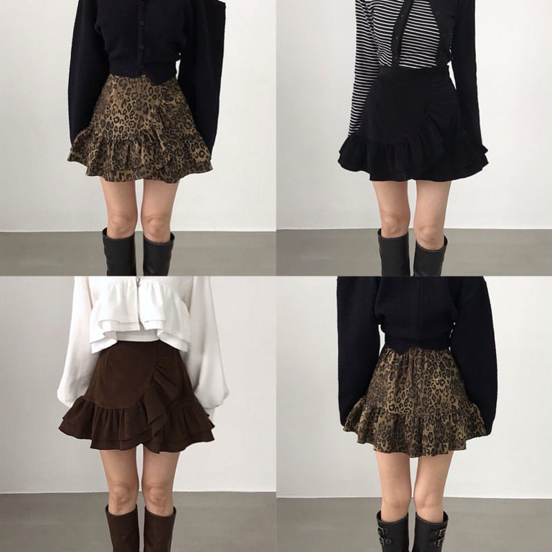 Twomoon - Korean Women Fashion - #momslook - Mushroom Corduroy Skirt