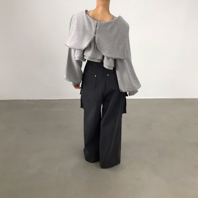 Twomoon - Korean Women Fashion - #momslook - Bave Sleeveless Hood Set - 2