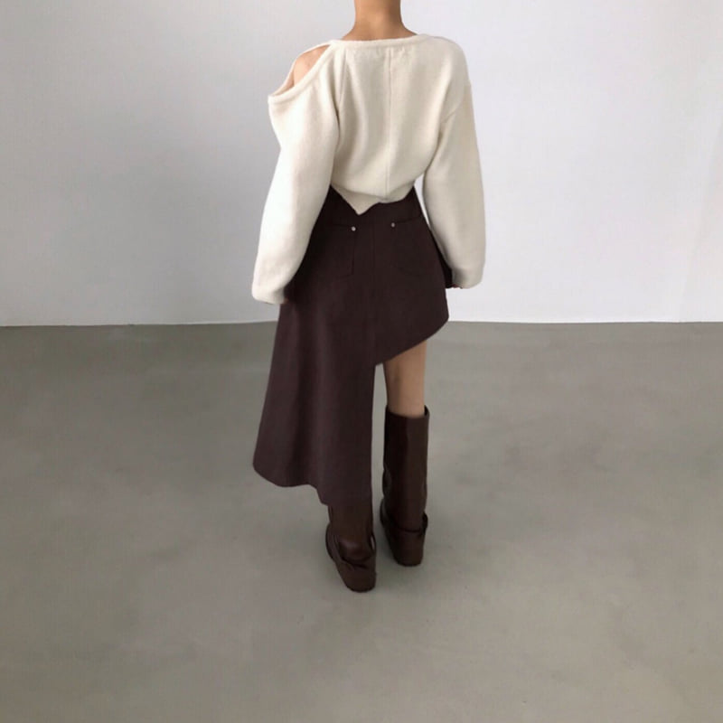 Twomoon - Korean Women Fashion - #womensfashion - Jude Shoulder Cardigan - 4