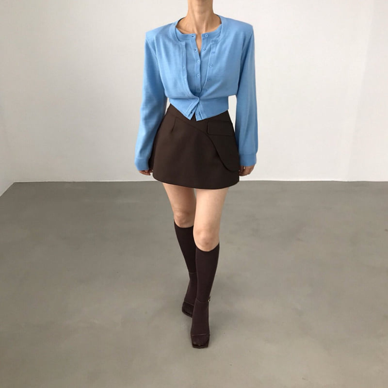 Twomoon - Korean Women Fashion - #momslook - Ray Two Knit Cardigan - 3