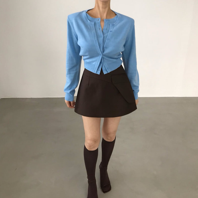 Twomoon - Korean Women Fashion - #momslook - Ray Two Knit Cardigan - 5