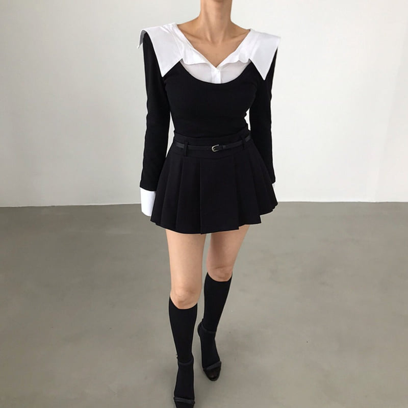 Twomoon - Korean Women Fashion - #momslook - Continue Slim Blouse