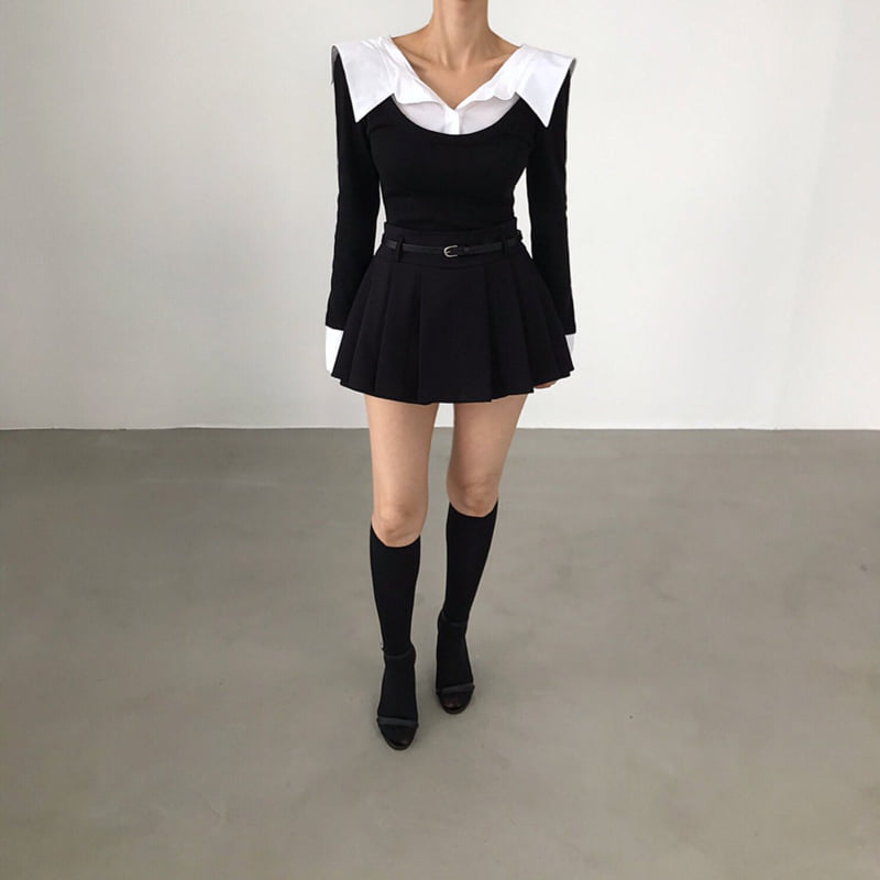 Twomoon - Korean Women Fashion - #momslook - Continue Slim Blouse - 4