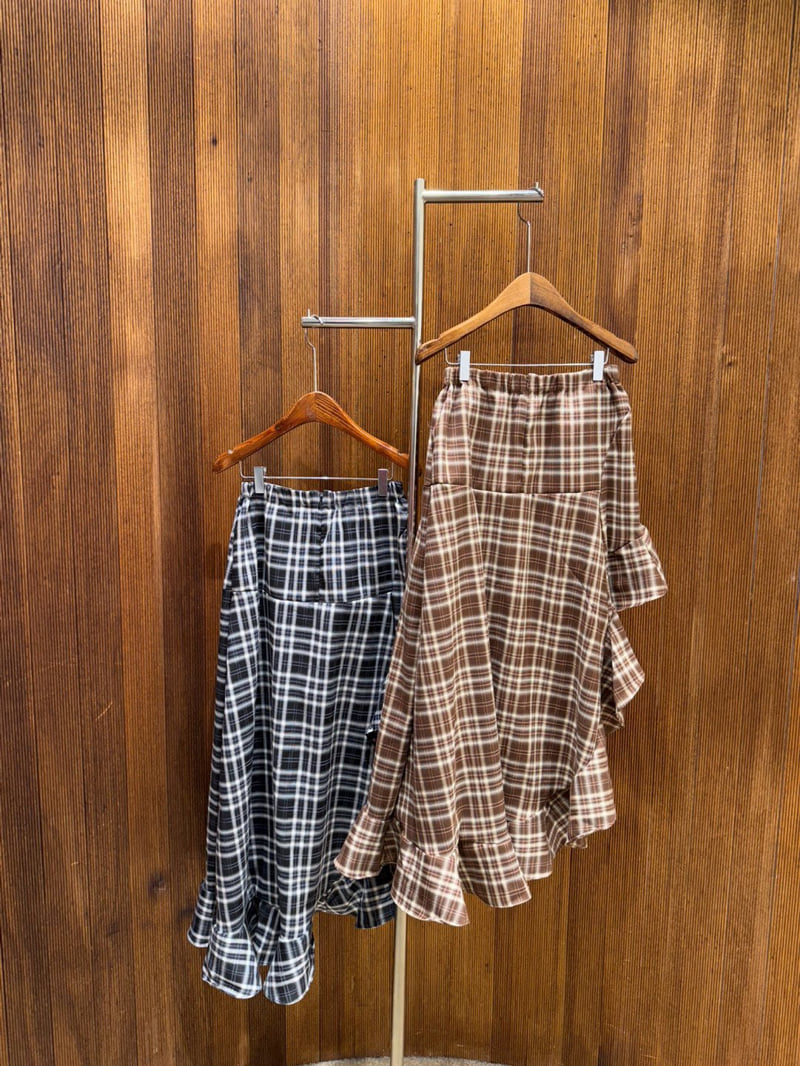 Twomoon - Korean Women Fashion - #momslook - Chapman Long Skirt - 8