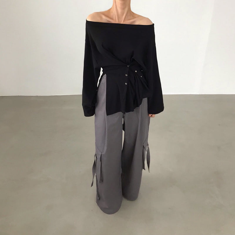 Twomoon - Korean Women Fashion - #momslook - Adele Loose Tee - 7