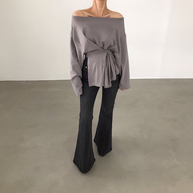 Twomoon - Korean Women Fashion - #pursuepretty - Adele Loose Tee