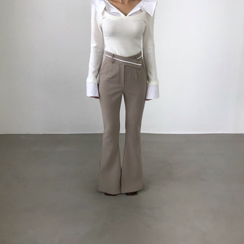 Twomoon - Korean Women Fashion - #romanticstyle - Pasta Pants - 8