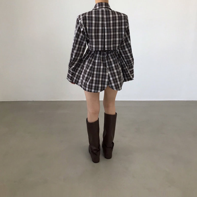 Twomoon - Korean Women Fashion - #thelittlethings - Draw String Long Shirt - 3