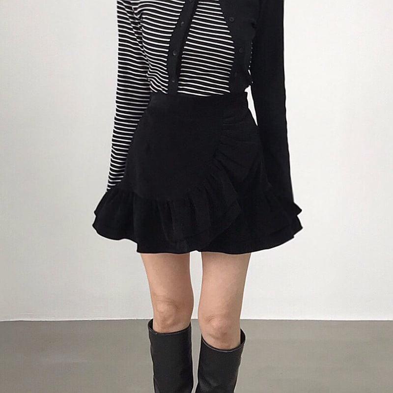 Twomoon - Korean Women Fashion - #womensfashion - Mushroom Corduroy Skirt - 2