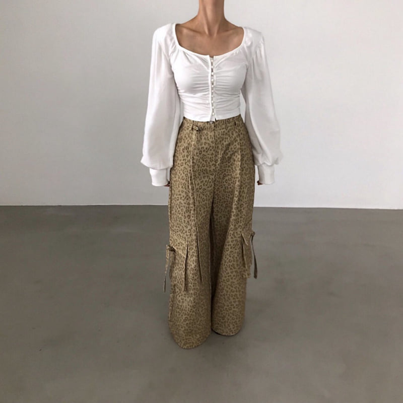 Twomoon - Korean Women Fashion - #womensfashion - Daniel Button Top - 6