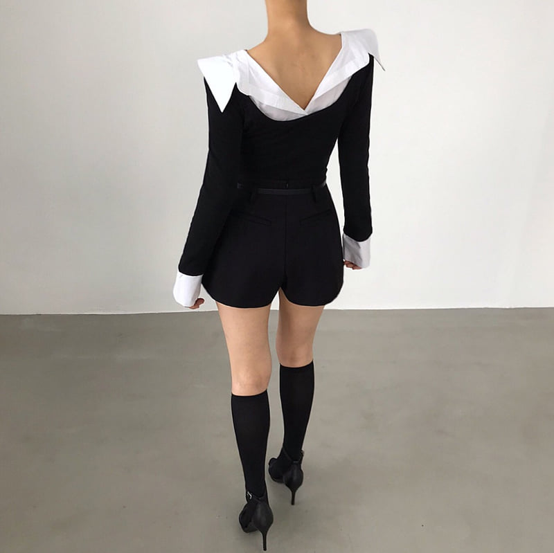 Twomoon - Korean Women Fashion - #womensfashion - Continue Slim Blouse - 2