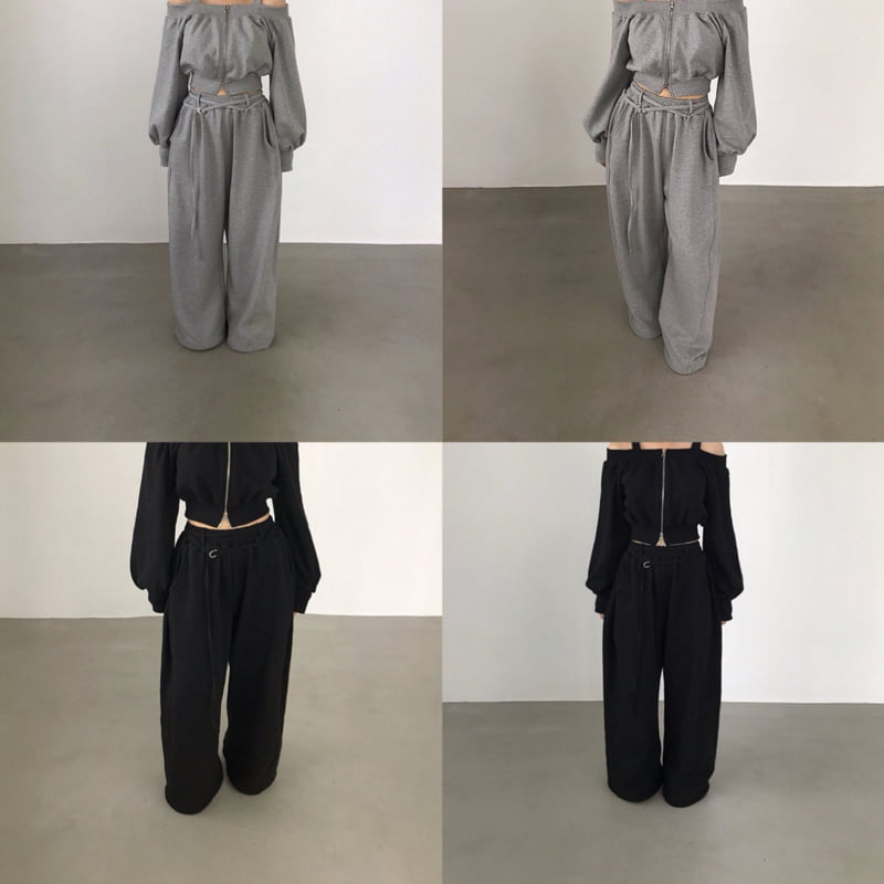 Twomoon - Korean Women Fashion - #womensfashion - Heights Belt Pants