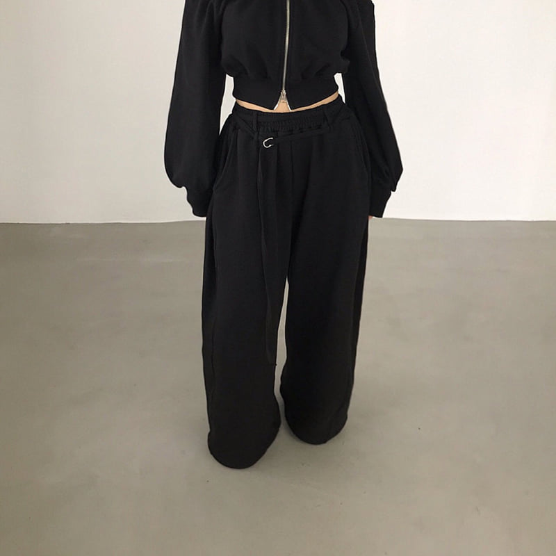 Twomoon - Korean Women Fashion - #womensfashion - Heights Belt Pants - 11