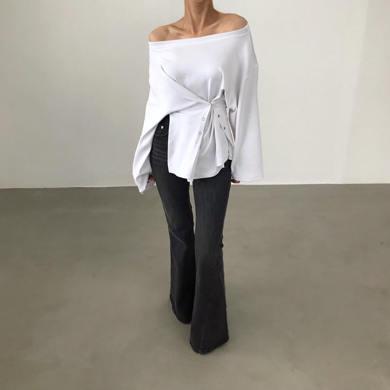 Twomoon - Korean Women Fashion - #womensfashion - Adele Loose Tee - 10