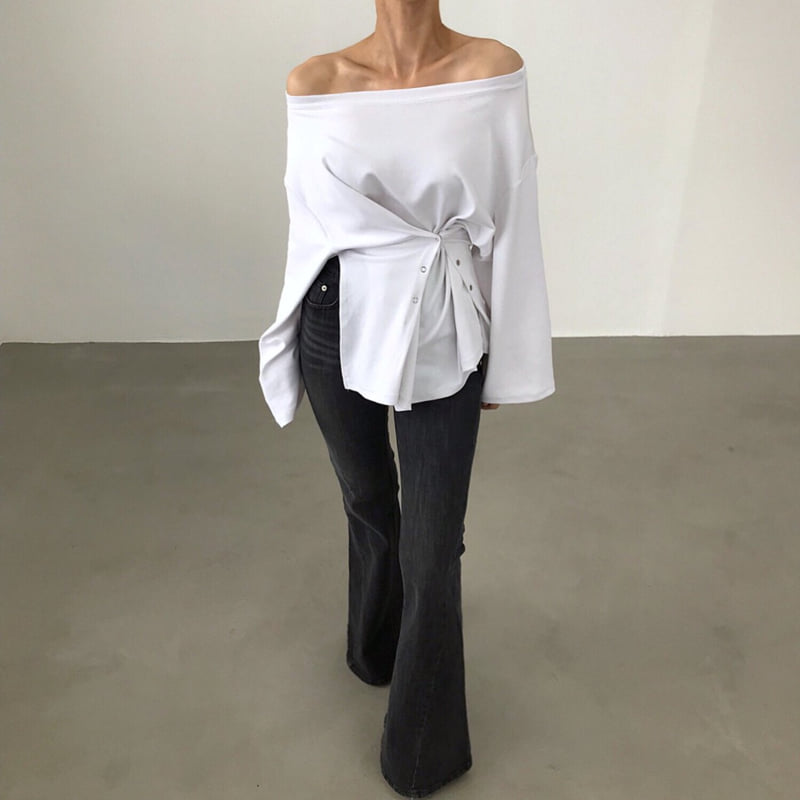 Twomoon - Korean Women Fashion - #womensfashion - Adele Loose Tee - 12