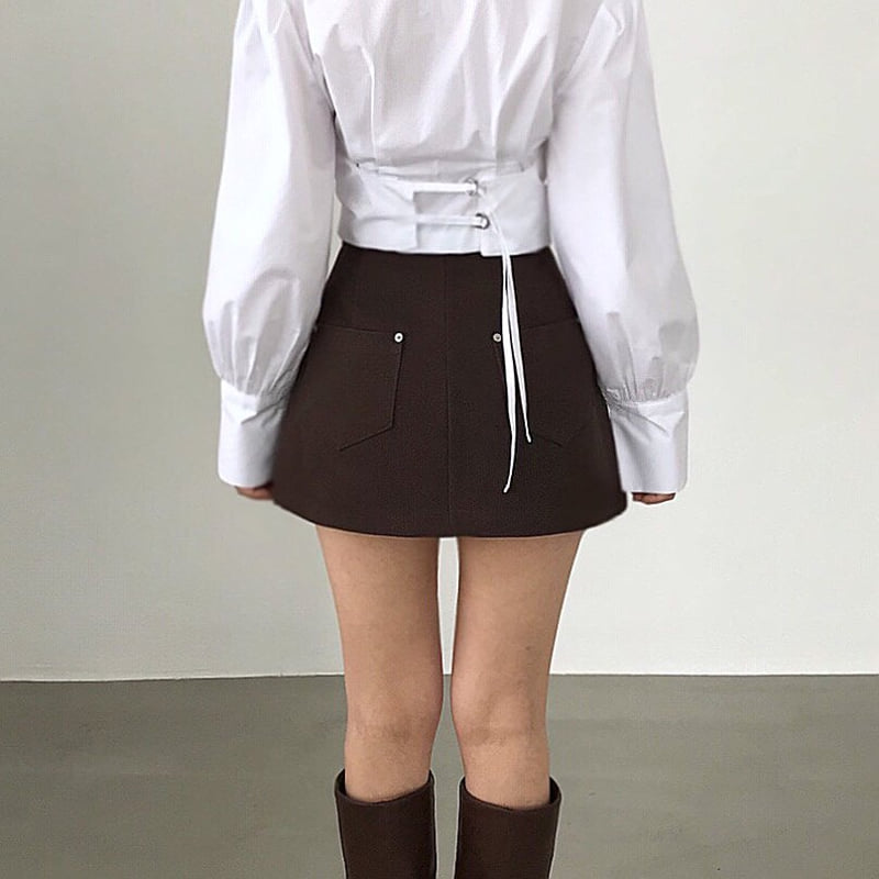Twomoon - Korean Women Fashion - #womensfashion - Lemer Pocket Skirt - 6