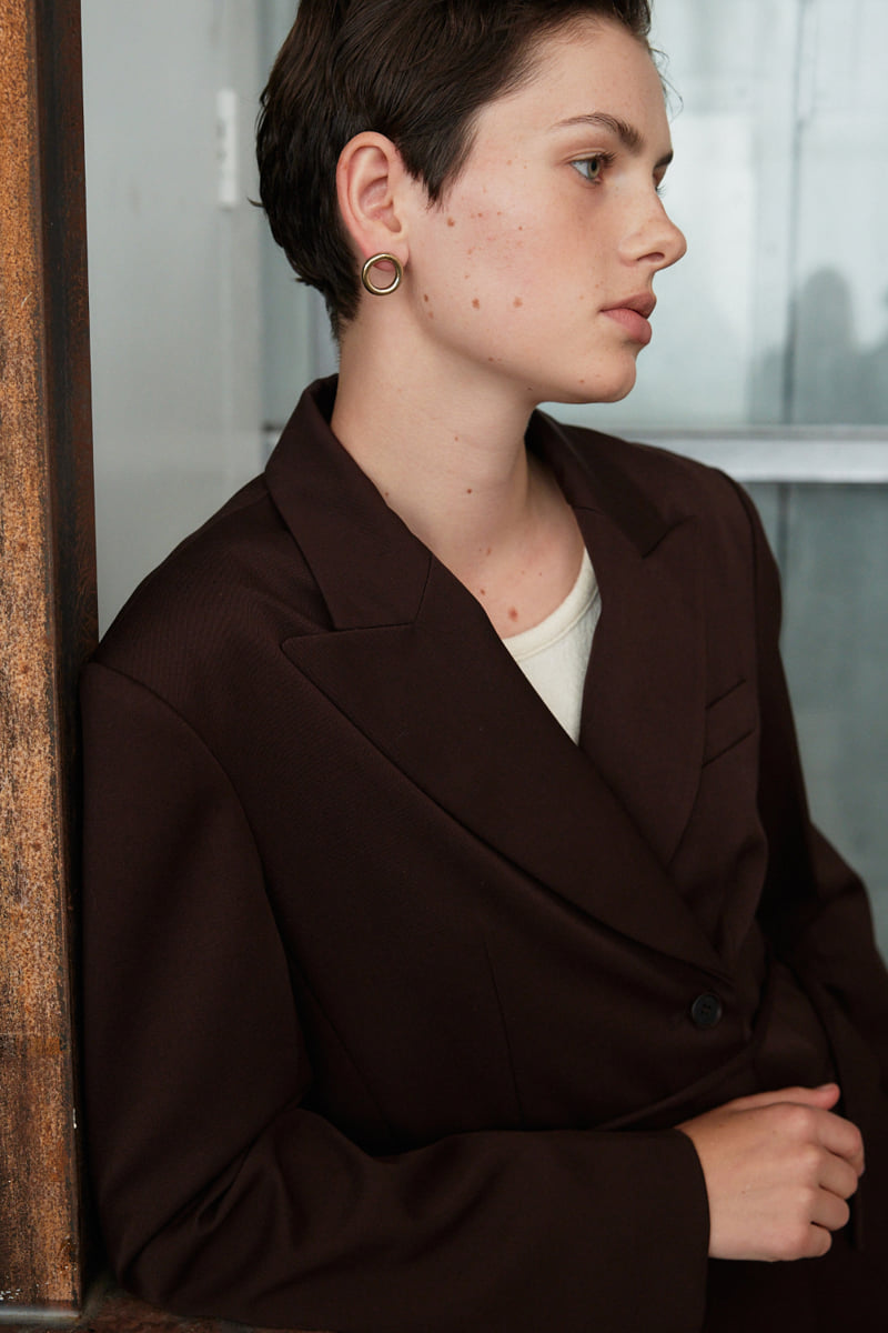 Understanding - Korean Women Fashion - #momslook - Overfit Strap Jacket - 6