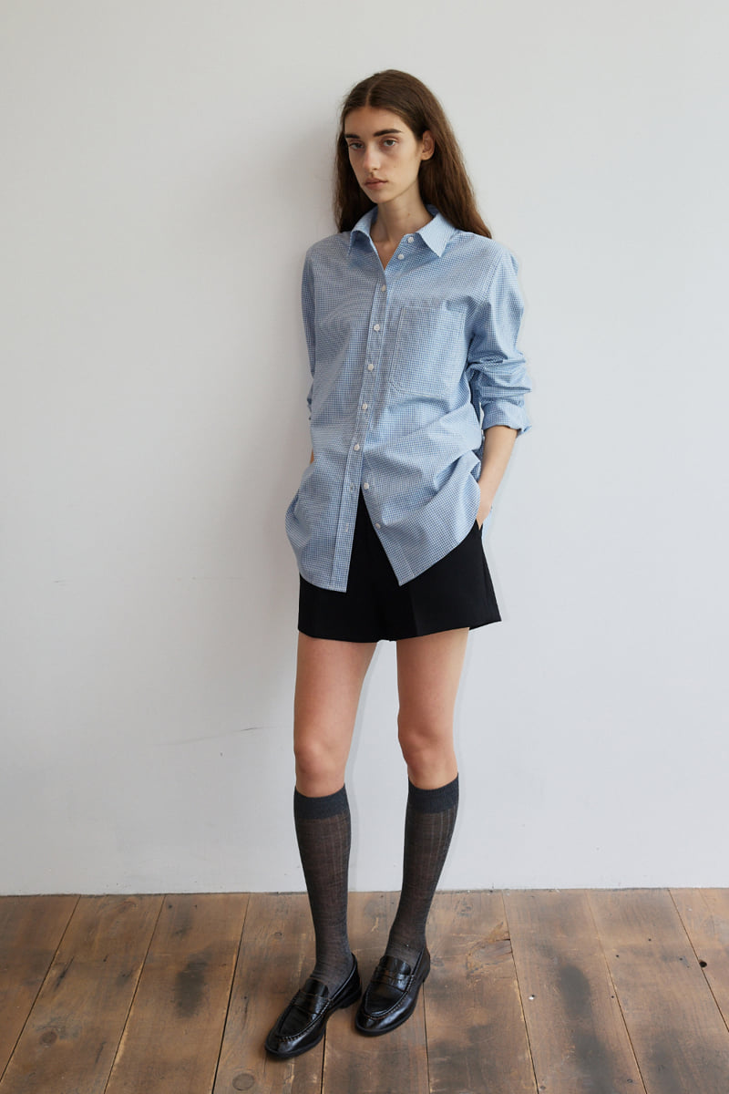 Understanding - Korean Women Fashion - #momslook - Gingham Check Essential Shirt - 2