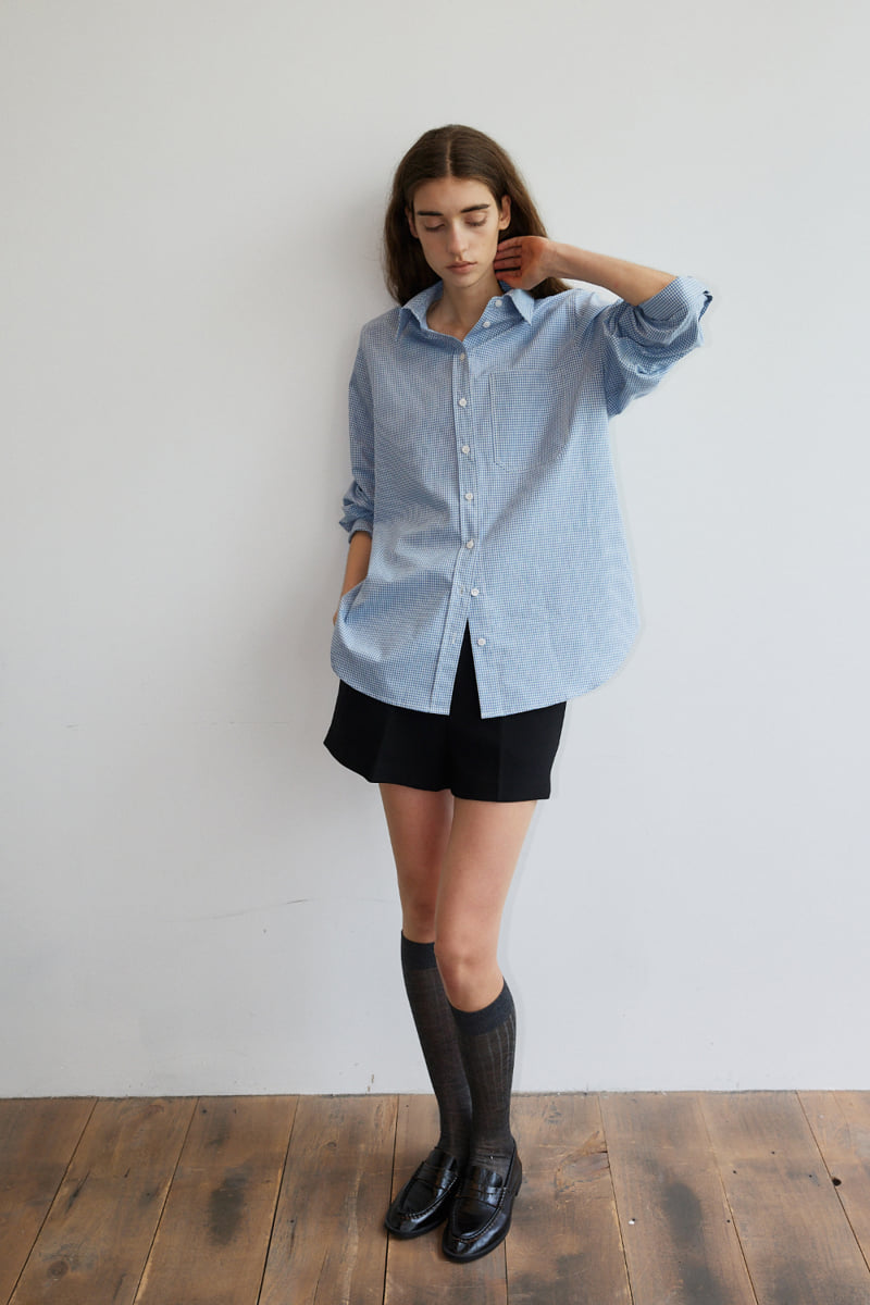 Understanding - Korean Women Fashion - #womensfashion - Gingham Check Essential Shirt - 4