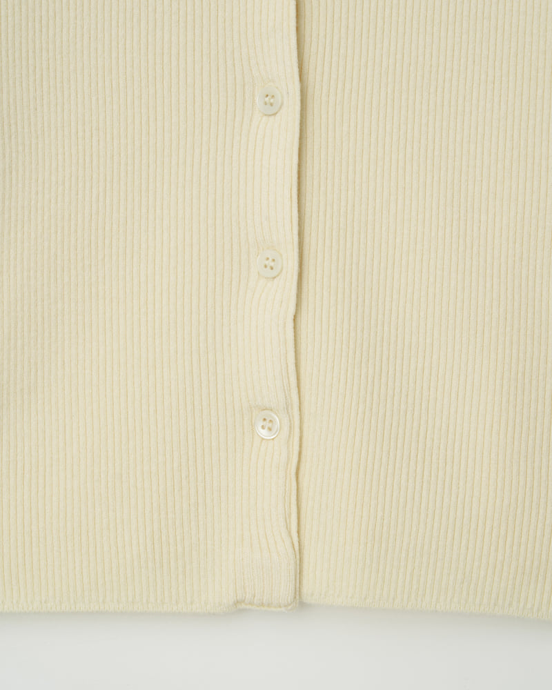 Understanding - Korean Women Fashion - #momslook - Half Neck Ribbed Cardigan - 12