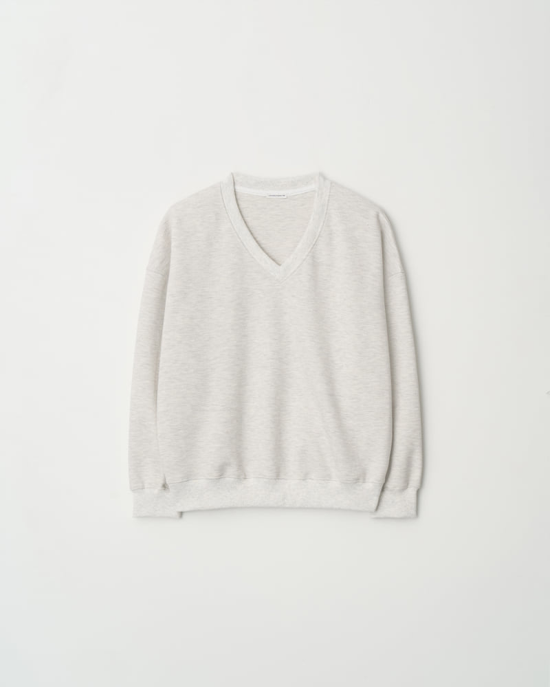 Understanding - Korean Women Fashion - #momslook - V Neck Sweatshirt - 9