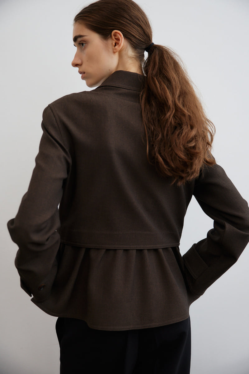 Understanding - Korean Women Fashion - #momslook - Crop Flare Jacket - 6
