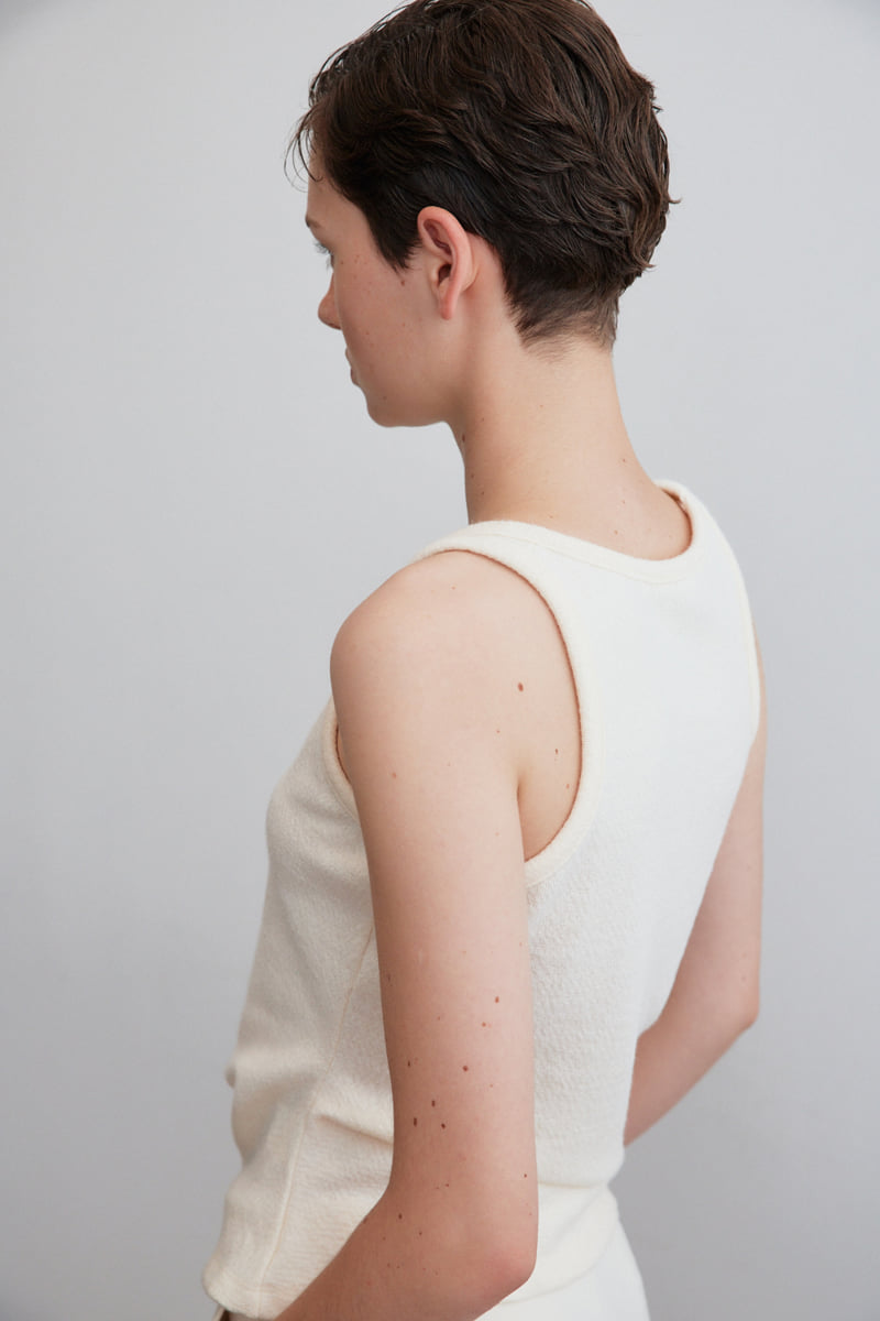 Understanding - Korean Women Fashion - #momslook - Unbal Layered Vest - 3