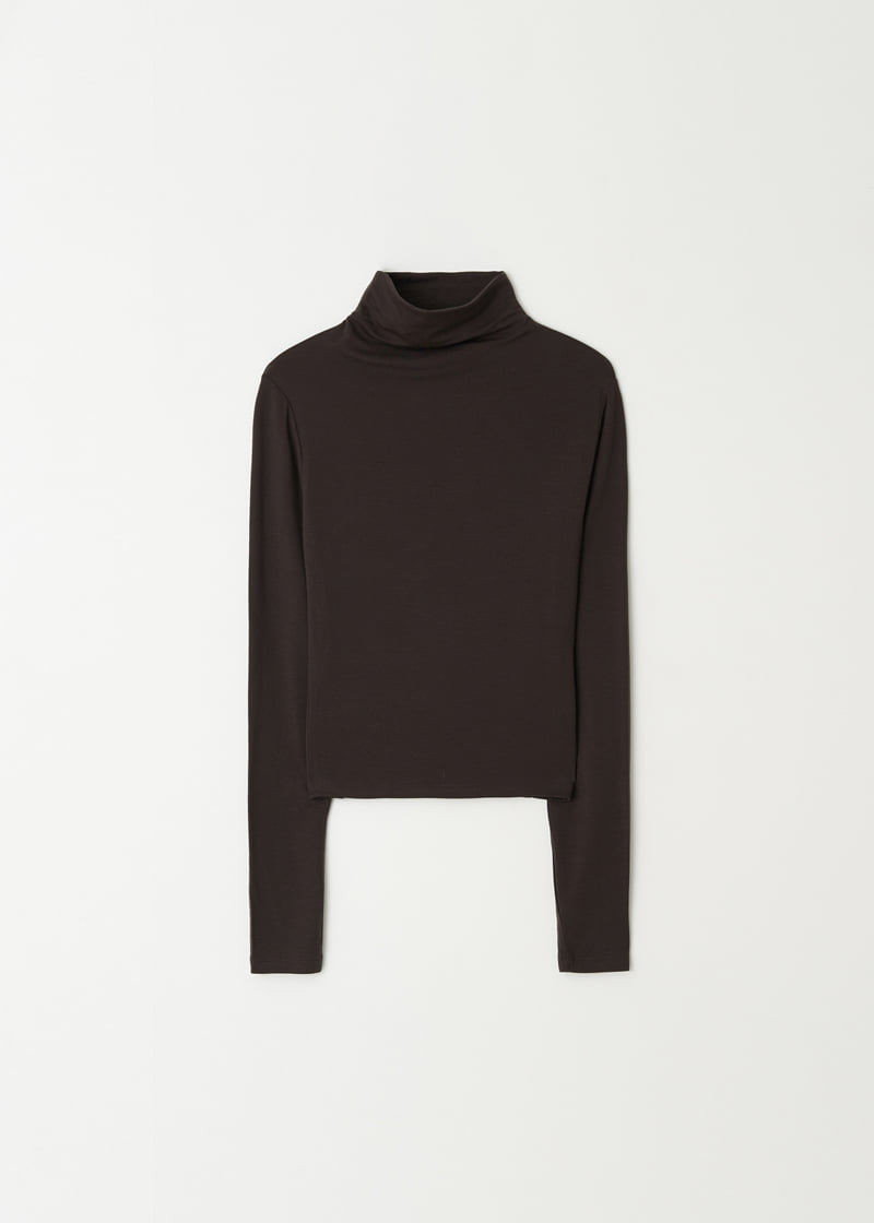 Understanding - Korean Women Fashion - #pursuepretty - Soft Half Turtleneck Tee