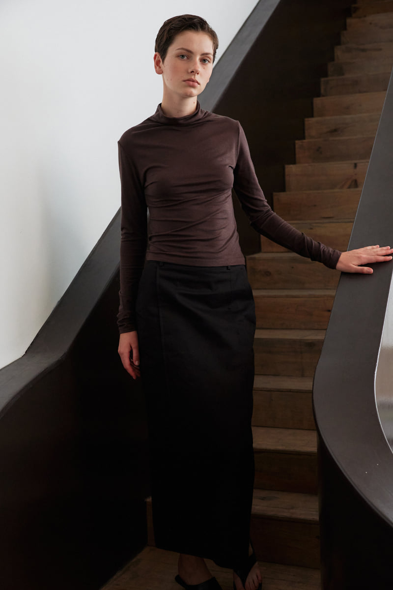 Understanding - Korean Women Fashion - #thelittlethings - Soft Half Turtleneck Tee - 6