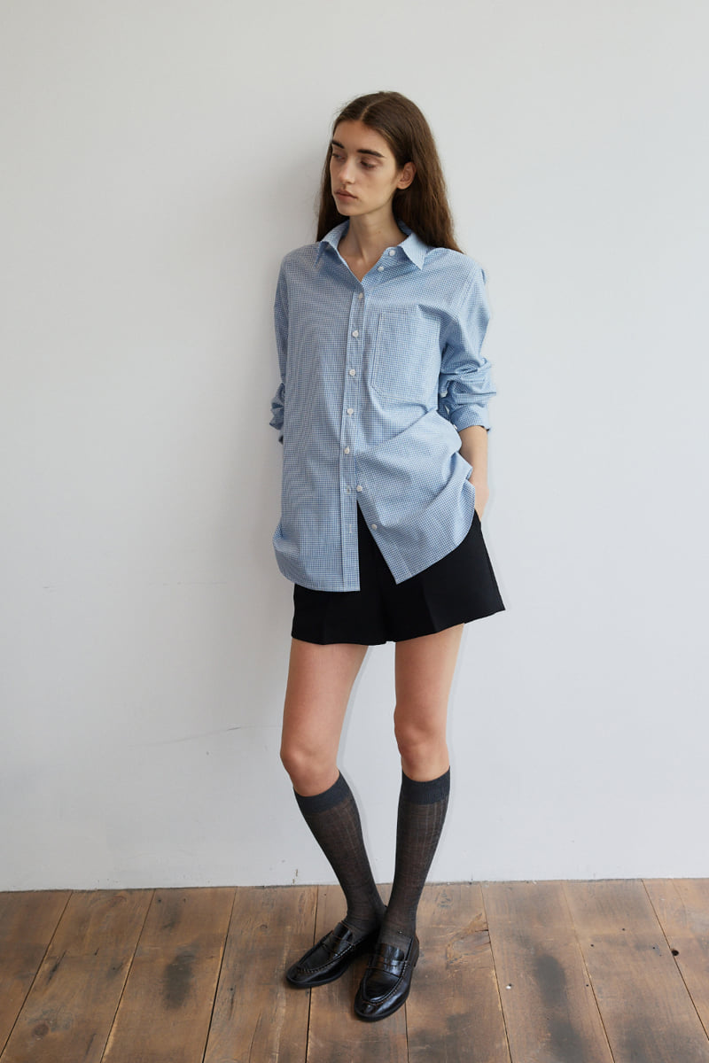 Understanding - Korean Women Fashion - #womensfashion - Gingham Check Essential Shirt - 3