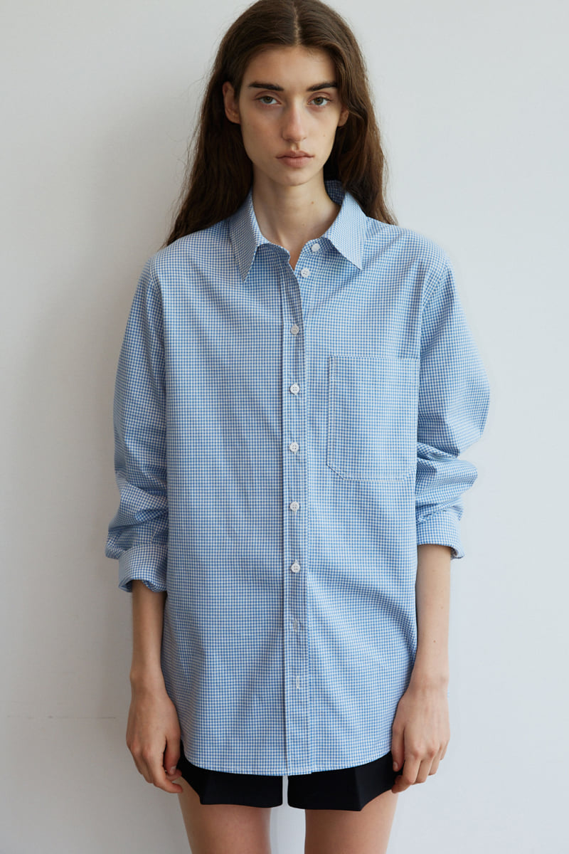 Understanding - Korean Women Fashion - #womensfashion - Gingham Check Essential Shirt - 5