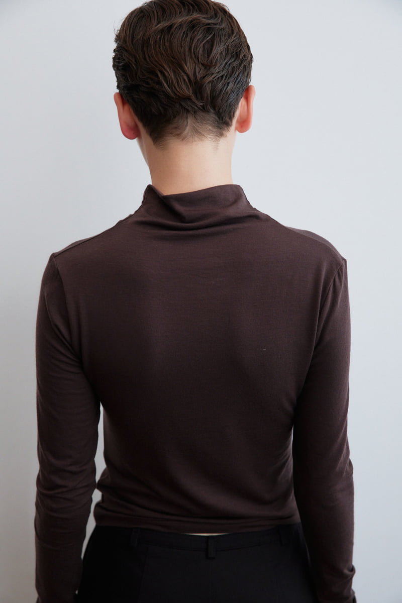 Understanding - Korean Women Fashion - #womensfashion - Soft Half Turtleneck Tee - 8