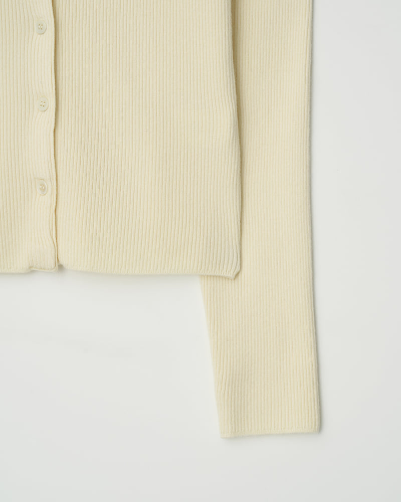 Understanding - Korean Women Fashion - #womensfashion - Half Neck Ribbed Cardigan - 11
