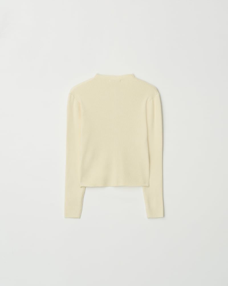 Understanding - Korean Women Fashion - #womensfashion - Half Neck Ribbed Cardigan - 9