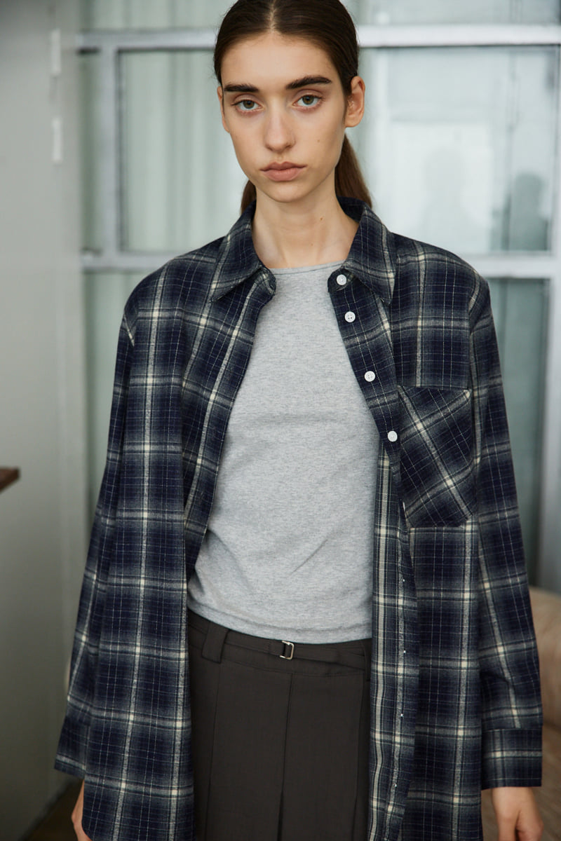 Understanding - Korean Women Fashion - #womensfashion - Big Check Shirt - 8