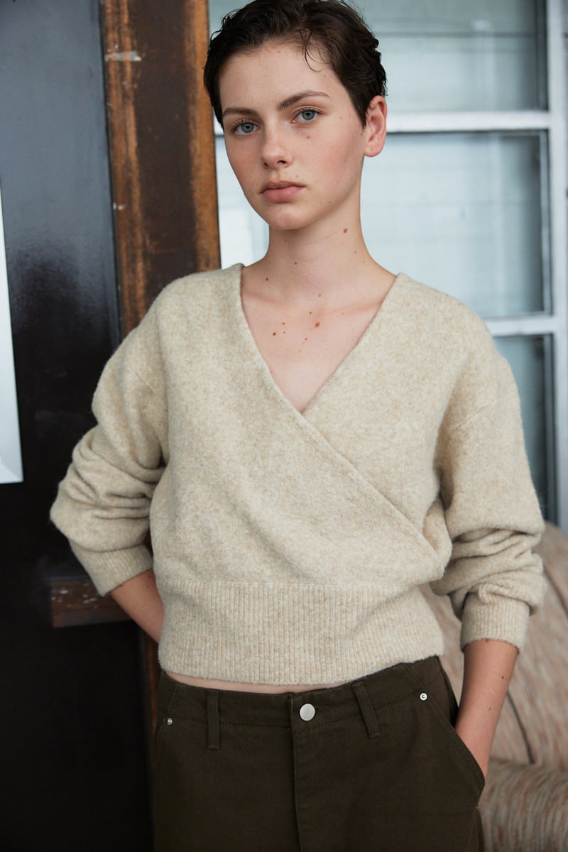 Understanding - Korean Women Fashion - #womensfashion - Wrap Knitwear - 5