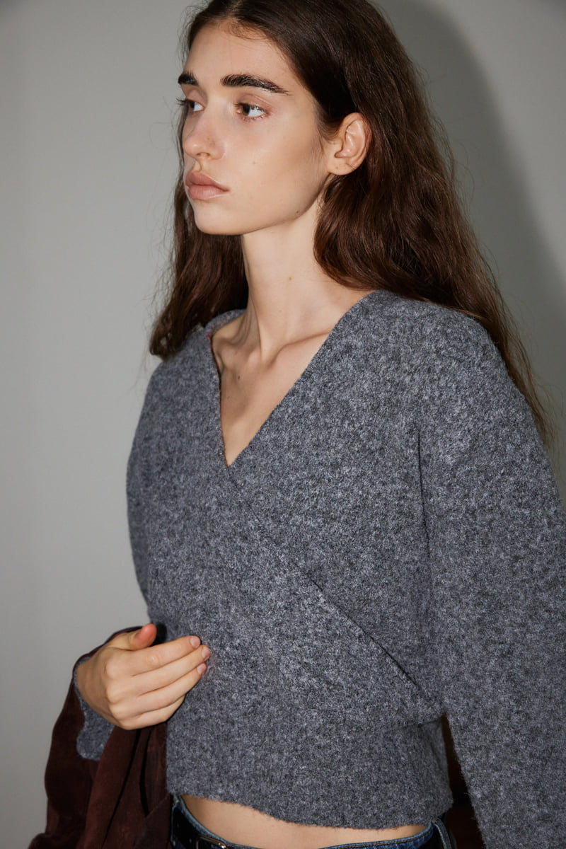 Understanding - Korean Women Fashion - #womensfashion - Wrap Knitwear - 9