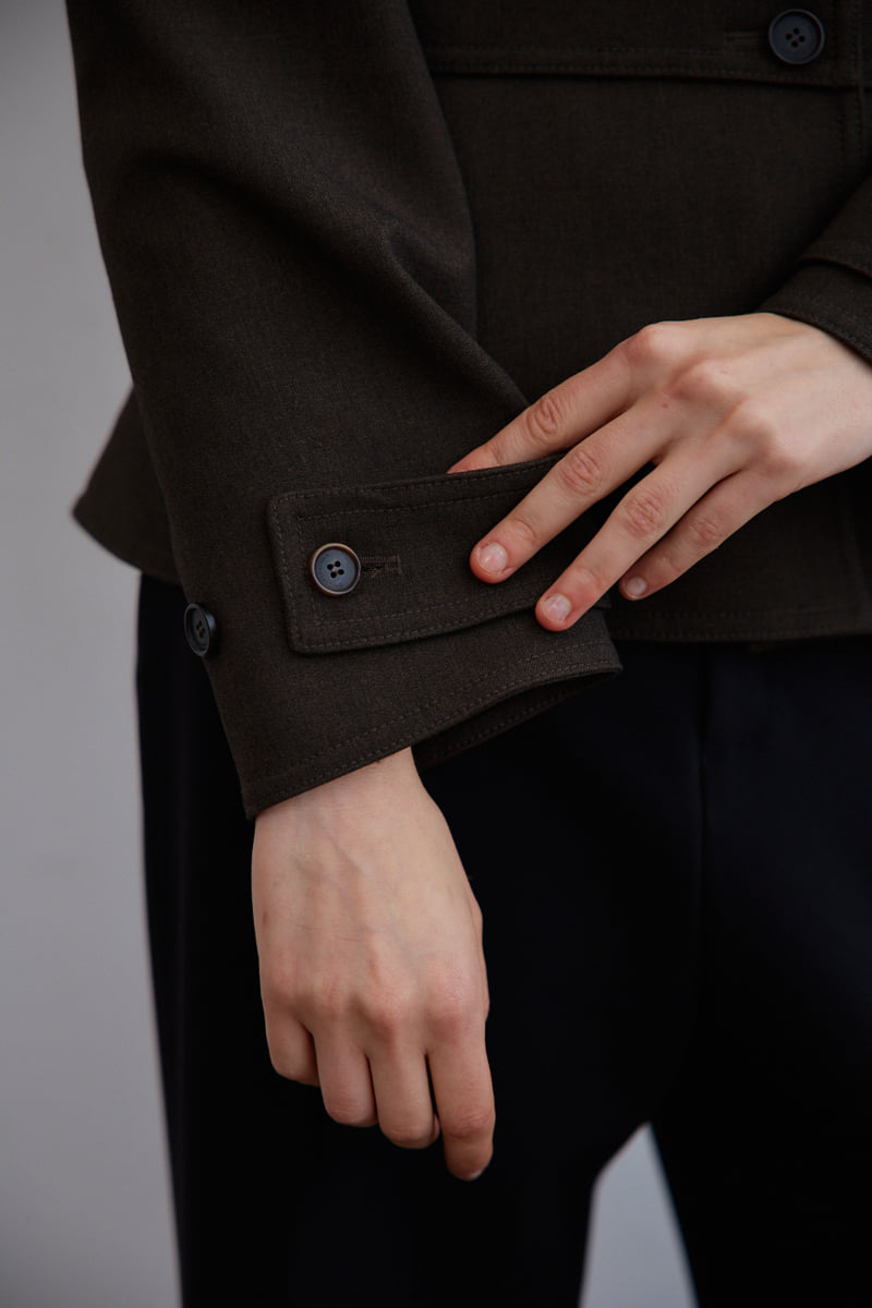 Understanding - Korean Women Fashion - #womensfashion - Crop Flare Jacket - 5